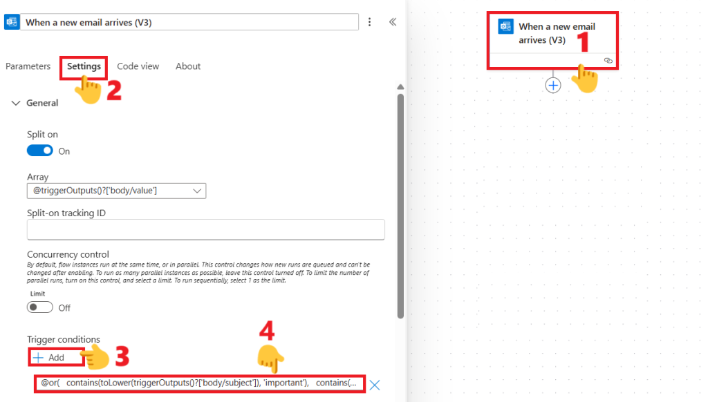 Power Automate Important Email Alert