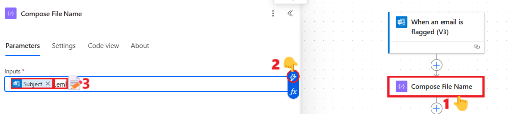 Power automate Compose action