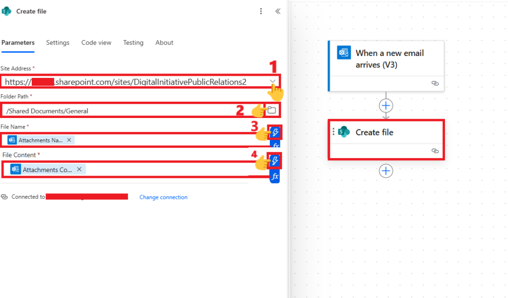 Email Attachments to Teams