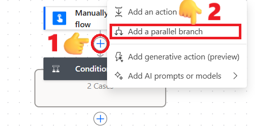 Power automate parallel branch