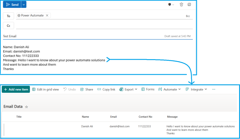 Power R Email Snapshot Powerful 8 Steps to Extract Email Data in Power Automate - Tech Polaju blog